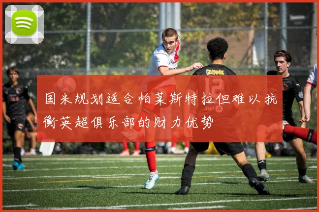 国米规划适合帕莱斯特拉但难以抗衡英超俱乐部的财力优势